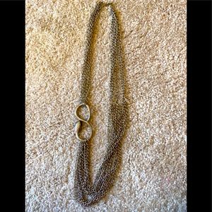 Layered chain snake necklace